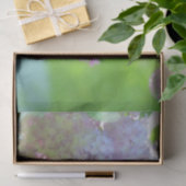 薄紫フラワーウォーターカラーパープルカントリーデザイン 薄葉紙 (ギフト)