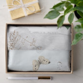 薄紫フラワーバタフライカーテポストブルー絵を描 薄葉紙 (ギフト)