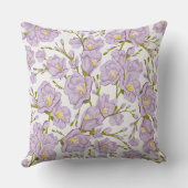 薄紫フリージア クッション (裏面)