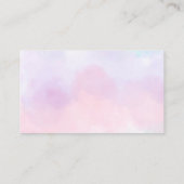 薄紫フローラの卒業写真 エンクロージャーカード (裏面)