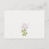 薄紫フローラコテージ庭園の結婚式披露宴 エンクロージャーカード (裏面)