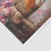 薄紫フローラチキンコラージュの分離 薄葉紙 (詳細)