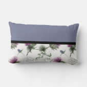 薄紫フローラモノグラム ランバークッション (裏面)