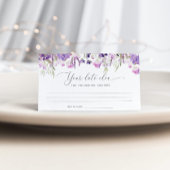 薄紫フローラ日付の夜アイディア。日付jar エンクロージャーカード