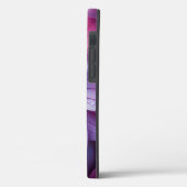 薄紫フローラ紫とピンク Case-Mate iPhoneケース (裏面 / 左)