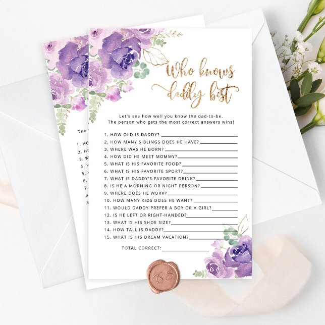 薄紫フローラ誰がパパの赤最高のちゃんシャワーのゲームを知っている (クリエイターアップロード済み)