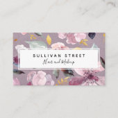 薄紫フローラ 名刺 (正面)