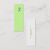 薄紫ブックマーク スキニー名刺 (正面/裏面)