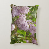 薄紫ブッシュビューティフルパープル春の花 アクセントクッション (裏面(縦))
