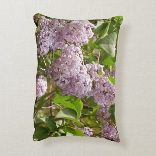 薄紫ブッシュビューティフルパープル春の花 アクセントクッション (裏面(縦))