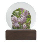 薄紫ブッシュビューティフルパープル春の花 スノーグローブ (裏面)