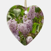 薄紫ブッシュビューティフルパープル春の花 セラミックオーナメント (右)