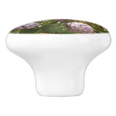 薄紫ブッシュビューティフルパープル春の花 セラミックノブ (側面)