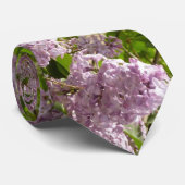 薄紫ブッシュビューティフルパープル春の花 ネクタイ (ロール)