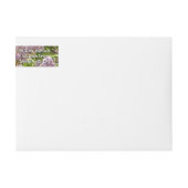 薄紫ブッシュビューティフルパープル春の花 ラップアラウンドラベル (正面)