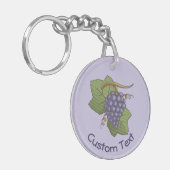 薄紫ブドウKeychain キーホルダー (正面左)