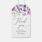 薄紫ブライダル感謝していユーラベル ギフトタグ (正面)