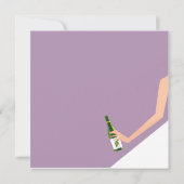 薄紫ブライドシャワーの招待 招待状 (裏面)