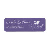 薄紫ブラジル旅券 ラベル (正面)