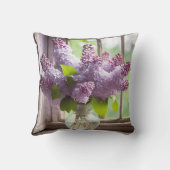 薄紫ブーケ クッション (裏面)