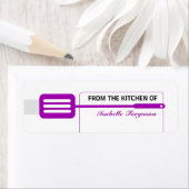 薄紫ヘラキッチン ラベル (インサイチュ)