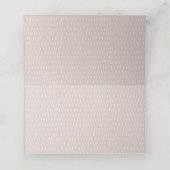 薄紫ボホワイルドフラワーファーンボタニッ結婚クス プレイスカード (内部開封)