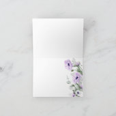 薄紫ポピズホワイトダリアガーデンサンキューバッド サンキューカード (内部)