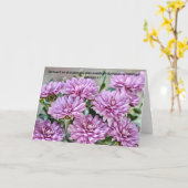 薄紫ムムフラワーズ聖なる書物、 経典カードエペソ4:7 カード (黄色い花)