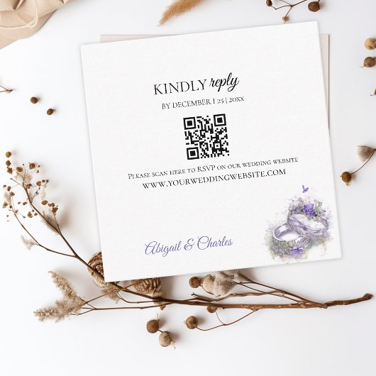 薄紫モダンエンクロージャカード エンクロージャーカード