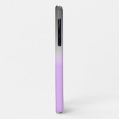 薄紫モダングレーオンブパーソナライズされたレ Case-Mate iPhoneケース (裏面/左)