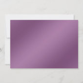 薄紫モダンフローラリハーサル夕食 招待状 (裏面)