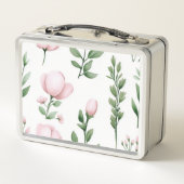 薄紫ユリ食品箱 メタルランチボックス (裏面)