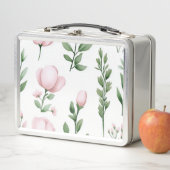 薄紫ユリ食品箱 メタルランチボックス (インサイチュ)