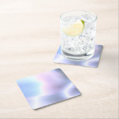 薄紫ライト紙コースター スクエアペーパーコースター (インサイチュ)