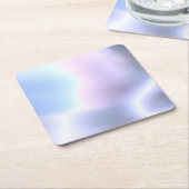 薄紫ライト紙コースター スクエアペーパーコースター (アングル)
