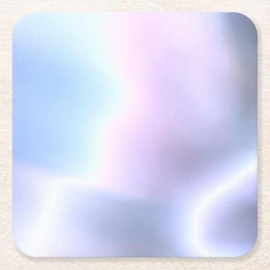薄紫ライト紙コースター スクエアペーパーコースター (正面)
