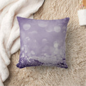 薄紫ラベエレガントンダスパークルクッション クッション (ブランケット)