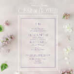 薄紫ラベクラシックンダースクリプト結婚モノグラム アクリル招待状<br><div class="desc">この洗練されたアクリル結婚式招待状は、クラシックの洗練とパーソナルtouchを組み合わせ、時代を超えたエレガンスを醸し出している。印象的な薄紫ラベンダーのモノグラムの紋章を備え祝、新郎新婦の結婚に招待状する。パリパリでミニマルなデザインは優雅なタイポグラフィによって補完され、忘れられない愛のお祝いのトーンを設定する。このデザインは澄ん今やフロステッドのアクリルで利用可能であり、そのタイムレスな魅力を高めモダンる、仕上げエレガントを提供する印象的な新しい次元を取る。多彩なアクリルは光るtouchを加え、招待状を忘れられない瞬間に最適な。厚さ15ミルまたは40ミルから選択。あなたの話は美しく語られるに値し、私はあなたがそれを独自の救済ように作るためにここに来ている。あなたは一致するデザイン、微妙な色の変化、または更新を探すパーソナライズされたかどうか、手を差し伸べることを躊躇しない。一緒に、我々はあなたのビジョンを生き生きとすることができる。著作権Anastasia Surridge、全著作権所有。</div>
