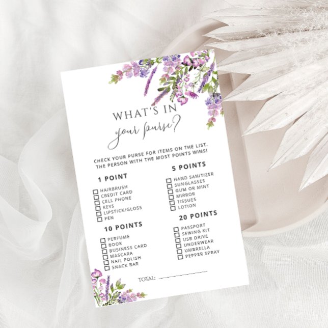 薄紫ラベンダーあなたの財布のゲームの中に何がある (クリエイターアップロード済み)