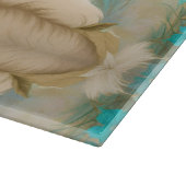 薄紫リンクスポイントシャムポートレートアート カッティングボード (角)