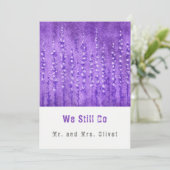 薄紫ルピネス誓25年 招待状 (スタンド正面)