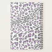 薄紫レオパード印刷ホット混乱の私の最高のプランナー プランナー手帳 (裏面)