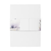 薄紫ワイルドフラワーバタフライフィールド結婚風景 招待状ベリーバンド (裏面例)