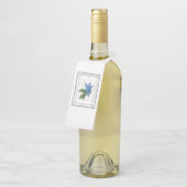 薄紫ヴィンテージマザーズデイボトルラベル ボトルネックタグ (アングル)