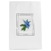 薄紫ヴィンテージマザーズデイ抱き枕 ミディアムペーパーバッグ (正面)