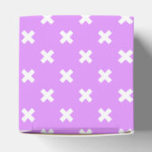 薄紫上の白い十字線 フェイバーボックス (上部)