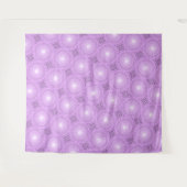 薄紫円模様 タペストリー (正面(横))