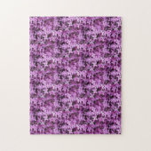 薄紫写真 |並べて半分のドロップ | ジグソーパズル (縦)