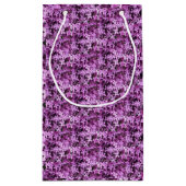 薄紫写真 |並べて半分のドロップ | スモールペーパーバッグ (裏面)