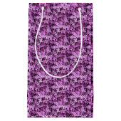 薄紫写真 |並べて半分のドロップ | スモールペーパーバッグ (正面)